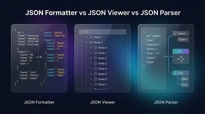 JSON Formatter vs JSON Viewer vs JSON Parser