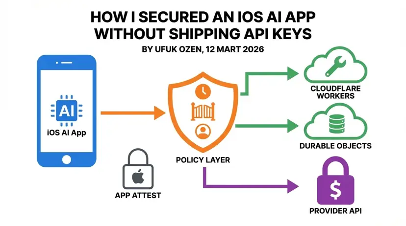 How I Secured an iOS AI App Without Shipping API Keys