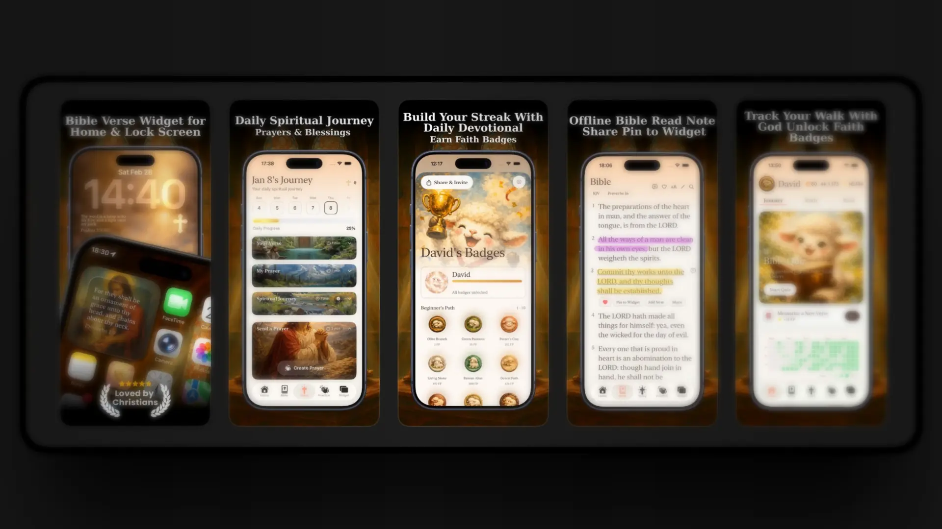 Bible Widget Verse of the Day Screenshots